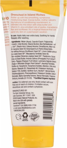 Alba Botanica® Replenishing Cocoa Butter Hawaiian Hand & Body Lotion Perspective: back