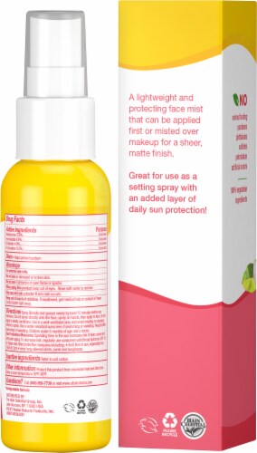 Alba Botanica Day to Day Sunscreen SPF30 Setting Mist Perspective: back