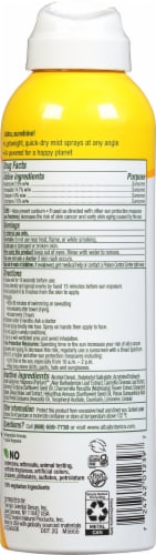 Alba Botanica® Hawaiian Sunscreen Spray Coconut SPF 30 Perspective: back
