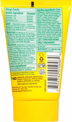 Alba Botanica Aloe Vera Hawaiian Sunscreen Lotion SPF 30 Perspective: back
