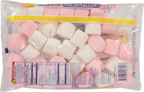 De La Rosa® Giant Size Strawberry & Vanilla Marshmallows Perspective: back