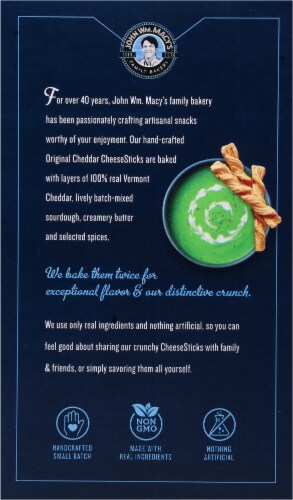 John Wm. Macy's® Original Cheddar Cheesesticks Perspective: back