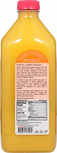 Natalie's Freshly Handcrafted Orange Juice Perspective: back