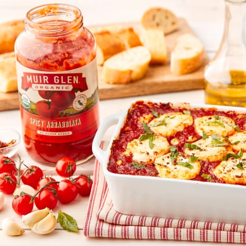 Muir Glen™ Organic No Sugar Added Spicy Arrabbiata Pasta Sauce Perspective: back