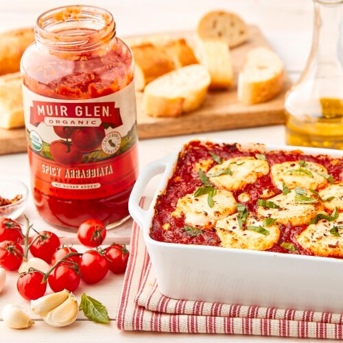 Muir Glen™ Organic No Sugar Added Spicy Arrabbiata Pasta Sauce Perspective: back
