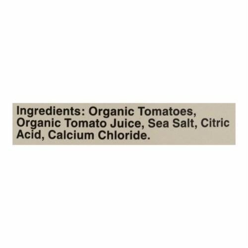 Muir Glen Organic Diced Tomatoes - Case of 6 - 102 oz. Perspective: back