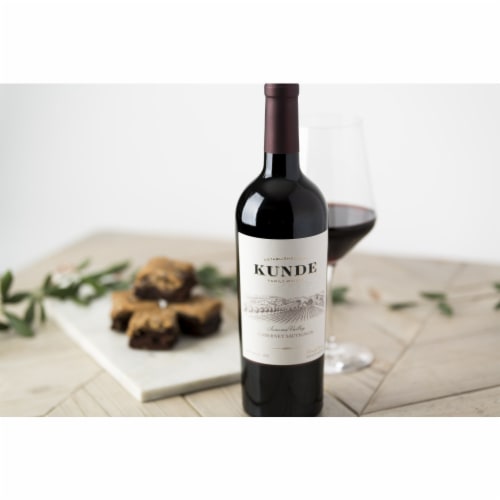 Kunde Family Estate Cabernet Sauvignon California Red Wine Perspective: back