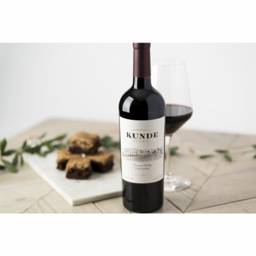 Kunde Family Estate Zinfandel California Red Wine Perspective: back