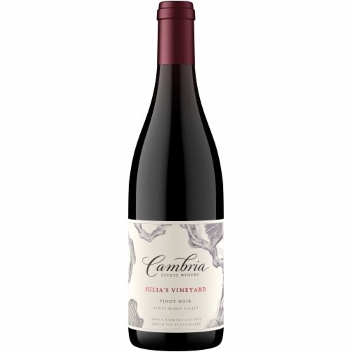 Cambria Julia's Vineyard Pinot Noir California Red Wine Perspective: back
