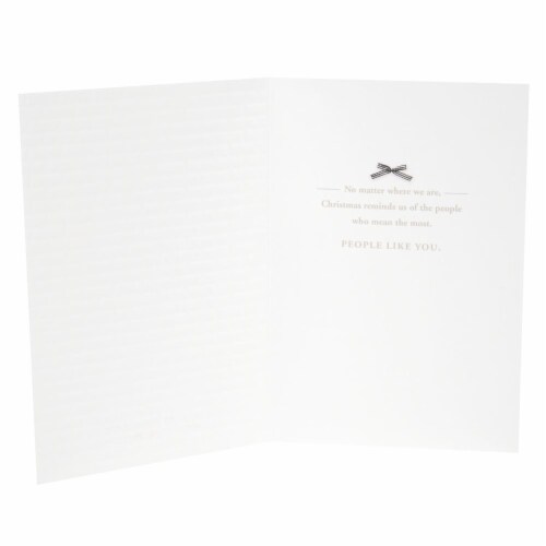 Christmas Card #44: Hallmark Signature Christmas Card (Welcoming Door) Perspective: back