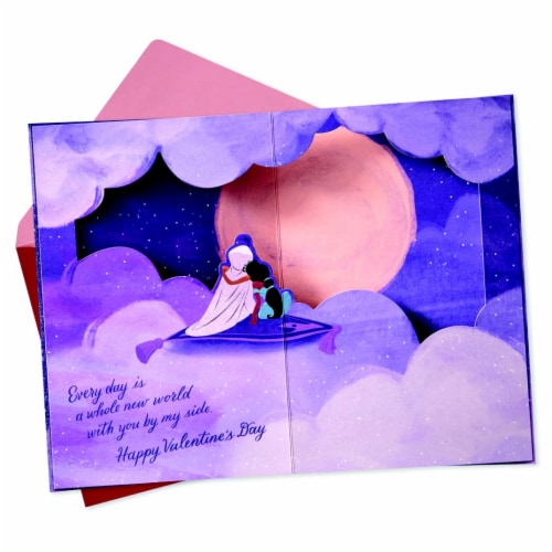 Valentine's Day Card #45: Hallmark Disney Valentine's Day Card for Significant Other (Aladdin) Perspective: back