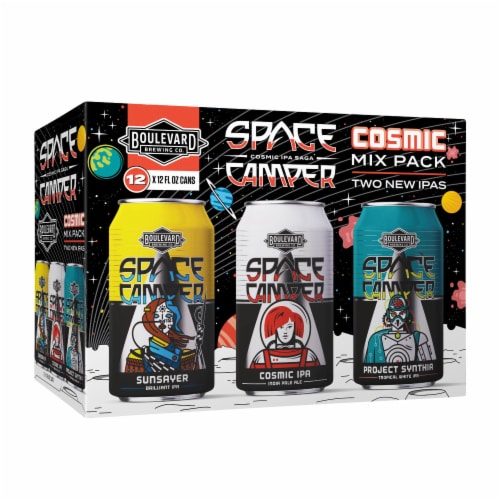 Boulevard Space Camper Variety Craft Beer IPA 12pk Cans Perspective: back