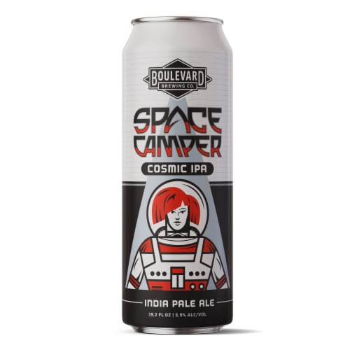 Boulevard Space Camper IPA Craft Beer Single Can Perspective: back