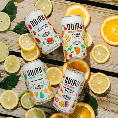 Boulevard Brewing Co. Quirk Splash of Citrus Variety Perspective: back