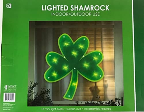 st patricks day lighted decorations