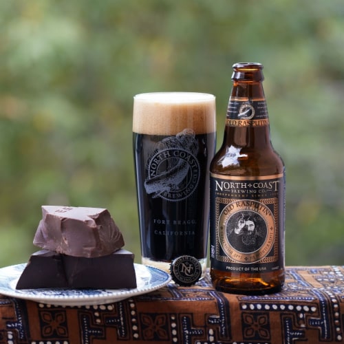 North Coast Brewing Co. Old Rasputin Russian Imperial Stout Perspective: back