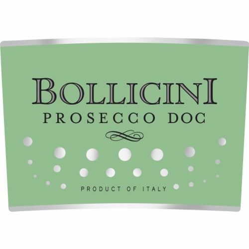 Bollicini Brut Glera/Prosecco Italy Sparkling Wine Perspective: back