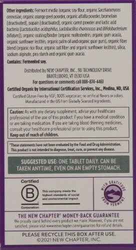 New Chapter 40 Plus Every Mens One Daily Multivitamin Perspective: back