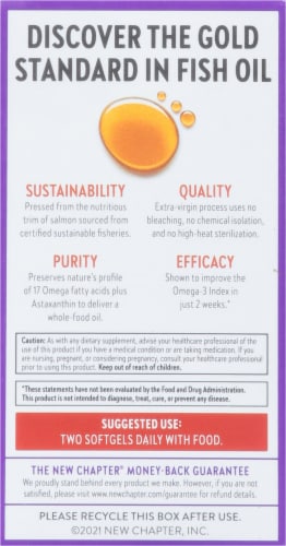 New Chapter® Wholemega™ Fish Oil Perspective: back