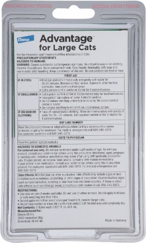 Advantage™ Large Cat Flea Treatment and Prevention Perspective: back