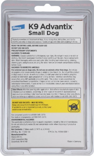 Elanco™ K9 Advantix™ Small Dog Perspective: back