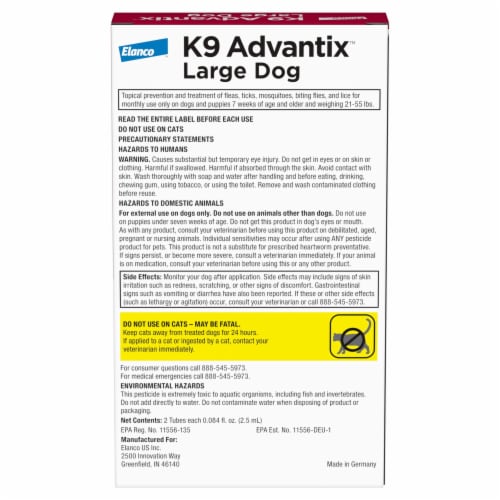 Elanco™ K9 Advantix™ Large Dog Perspective: back