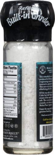 Selina Naturally  Celtic Sea Salt Grinder   Makai Deep Sea Perspective: back