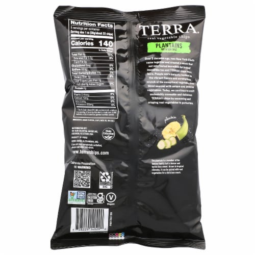Terra® Plantains Sea Salt Chips Perspective: back
