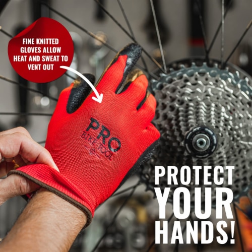PRO BIKE TOOL Mechanics Gloves Medium Pack of 1 Mens Women