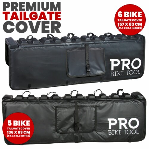 PRO BIKE TOOL 5 Bike Tailgate Pad - Premium Truck Bike Pads for MTB Perspective: back