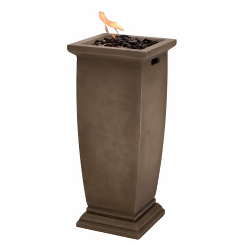 Endless Summer LP Gas Outdoor Fire Column Perspective: back