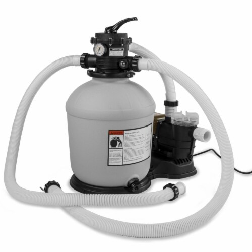 XtremepowerUS AboveGround Swimming Pool 16" Sand Filter W/ Pool Pump