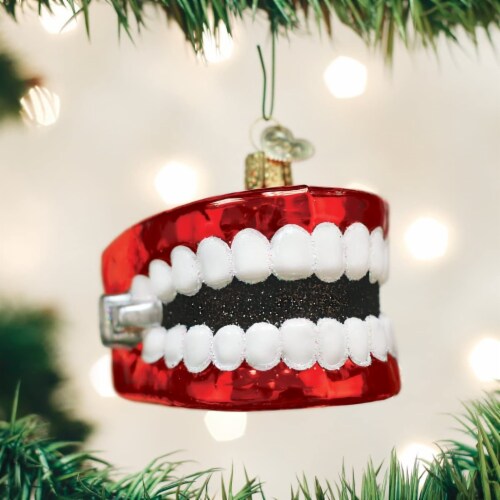 Glass tooth 2025 ornament
