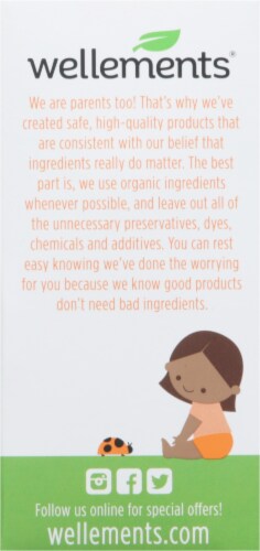 Wellements® Organic Children's Immune Support Orange Flavor Dietary Supplement Perspective: back