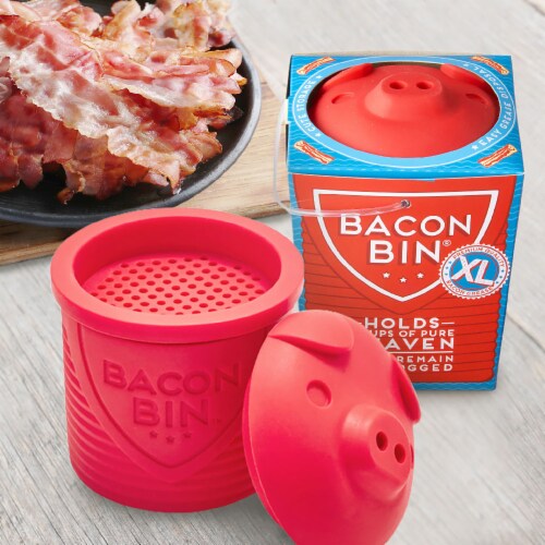  Zulay Bacon Grease Container With Strainer, Lid