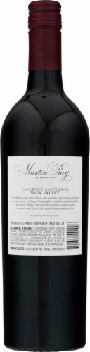 Martin Ray Cabernet Sauvignon Red Wine Perspective: back