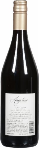 Angeline Winery Pinot Noir Red Wine Perspective: back