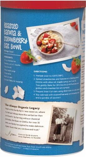 Nature's Path Organic® Steel Cut Whole Grain Oats Perspective: back