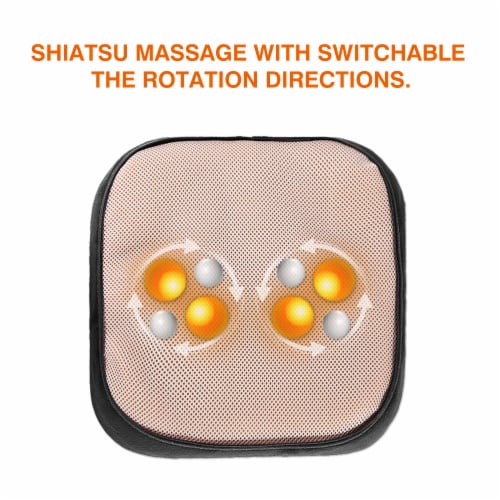 Snailax 2-in-1 Kneading Shiatsu Foot Warmer & Back Massager SL-522S, 1 -  Kroger