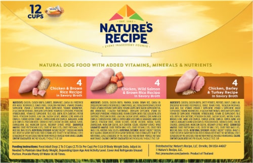 Nature's Recipe® Original Wet Dog Food Variety Pack Perspective: back
