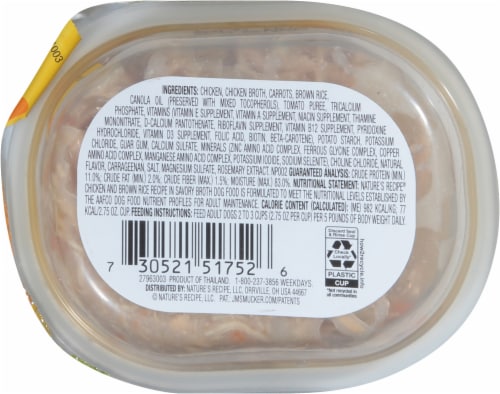 Nature's Recipe® Original Chicken Recipe in Broth Wet Dog Food Perspective: back