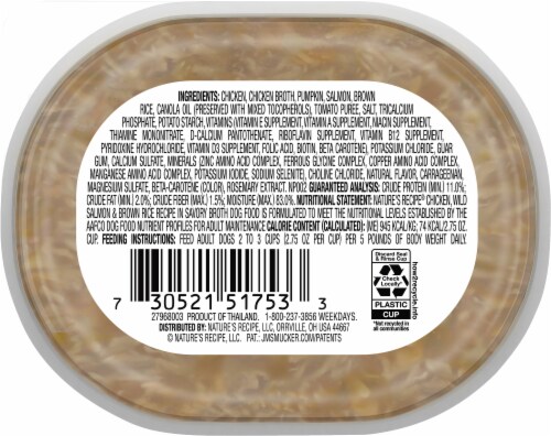 Nature's Recipe® Chicken & Wild Salmon in Broth Wet Dog Food Perspective: back