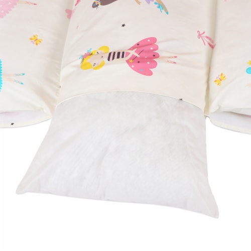 BLC Ballerina Lounger Pillow Case Cover for Kids Reading, Rest time and Games - King Perspective: back