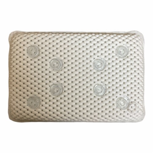 Non-Slip Bathtub Pillow with Suction Cups Perspective: back
