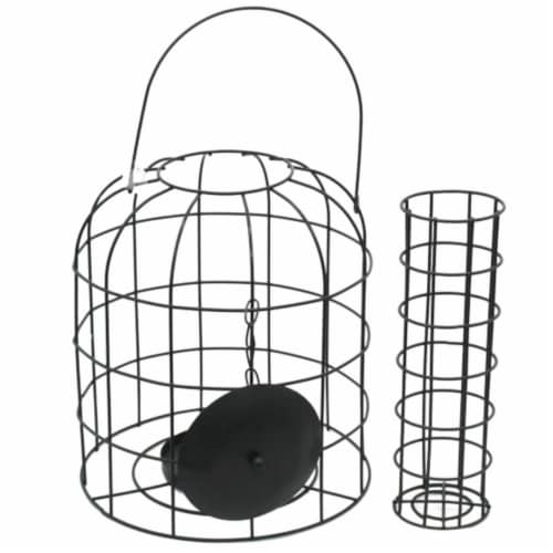 As Seen On TV Squirrel Proof Fat Ball Hanging Bird Feeder Perspective: back