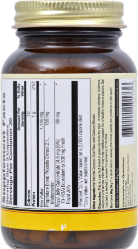 Montana Big Sky Bee Pollen Jelly Perspective: back