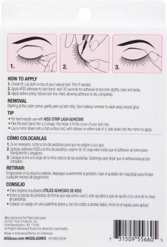 Kiss® Ever EZ #11 So Wispy False Eyelashes Perspective: back