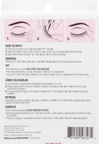Kiss® Ever EZ False Eyelashes Perspective: back