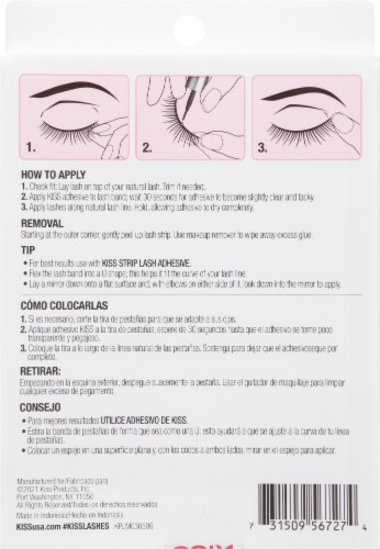 Kiss® Ever EZ False Eyelashes Perspective: back