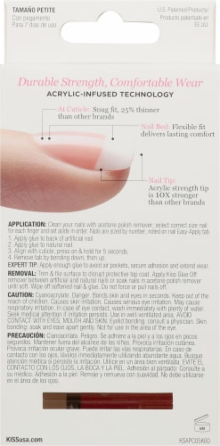 Kiss® Salon Acrylic Revelutionary French Nails Kit Perspective: back